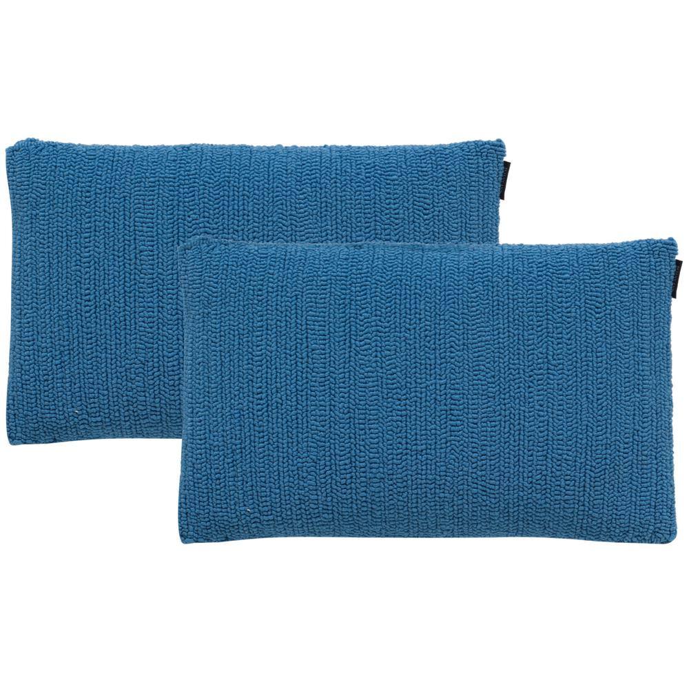 Light Marine Blue Rectangular Kids Indoor/Outdoor Pillow Set