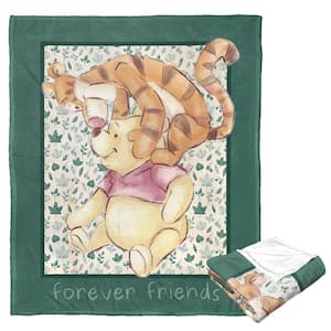 Winnie The Pooh Forest Joy Silk Touch Multi-Colored Throw Blanket