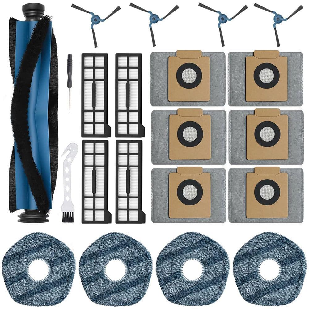 21Pcs Replacement Parts Kit for X10 Pro Omni Robot Vacuum Mop Self-Clean Base Series, Main Roller Brush, Dust Bags price history on PriceWatchPro