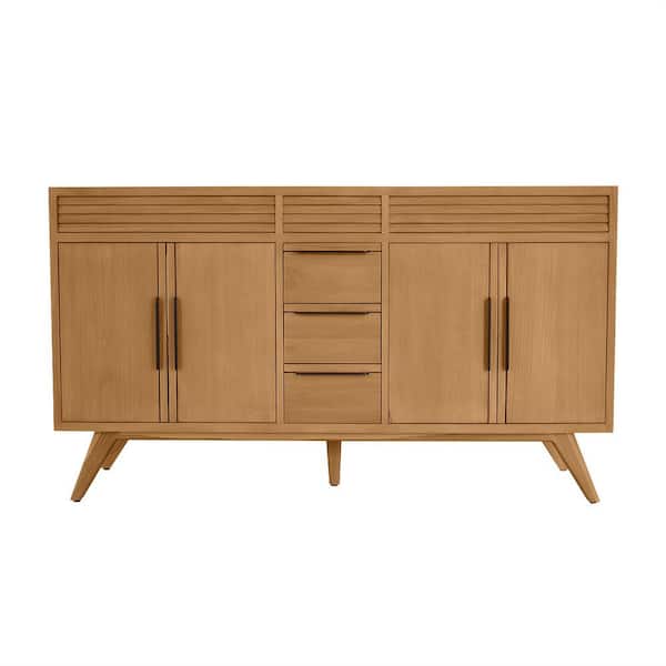 Avanity Taylor 60 in. Bath Vanity Cabinet without Top in Natural Teak (Assembled)