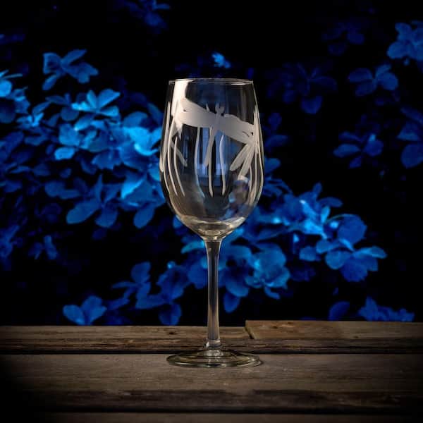 Rolf Glass Dragonfly 12 oz. White Wine Glasses - Set of 4 206424-S4 - The  Home Depot