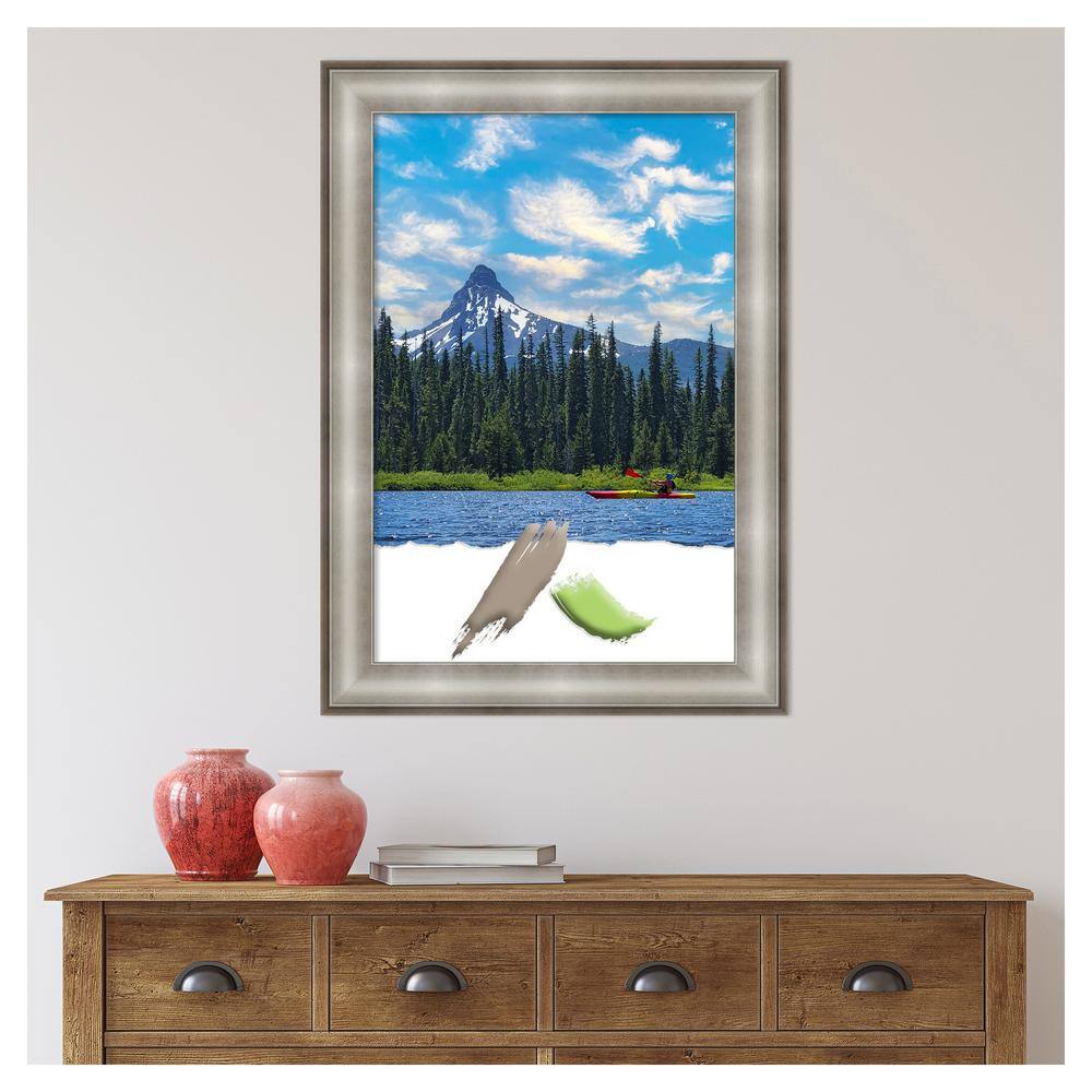 Imperial Silver Polystyrene Wall Picture Frame 20x30