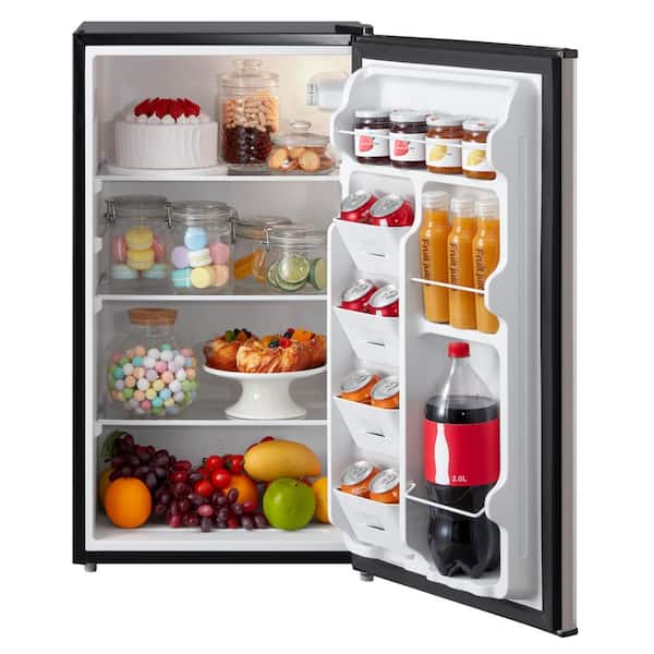  COMFEE' 1.7 Cubic Feet All Refrigerator Flawless  Appearance/Energy Saving/Adjustale Legs/Adjustable Thermostats for  home/dorm/garage Silver : Appliances