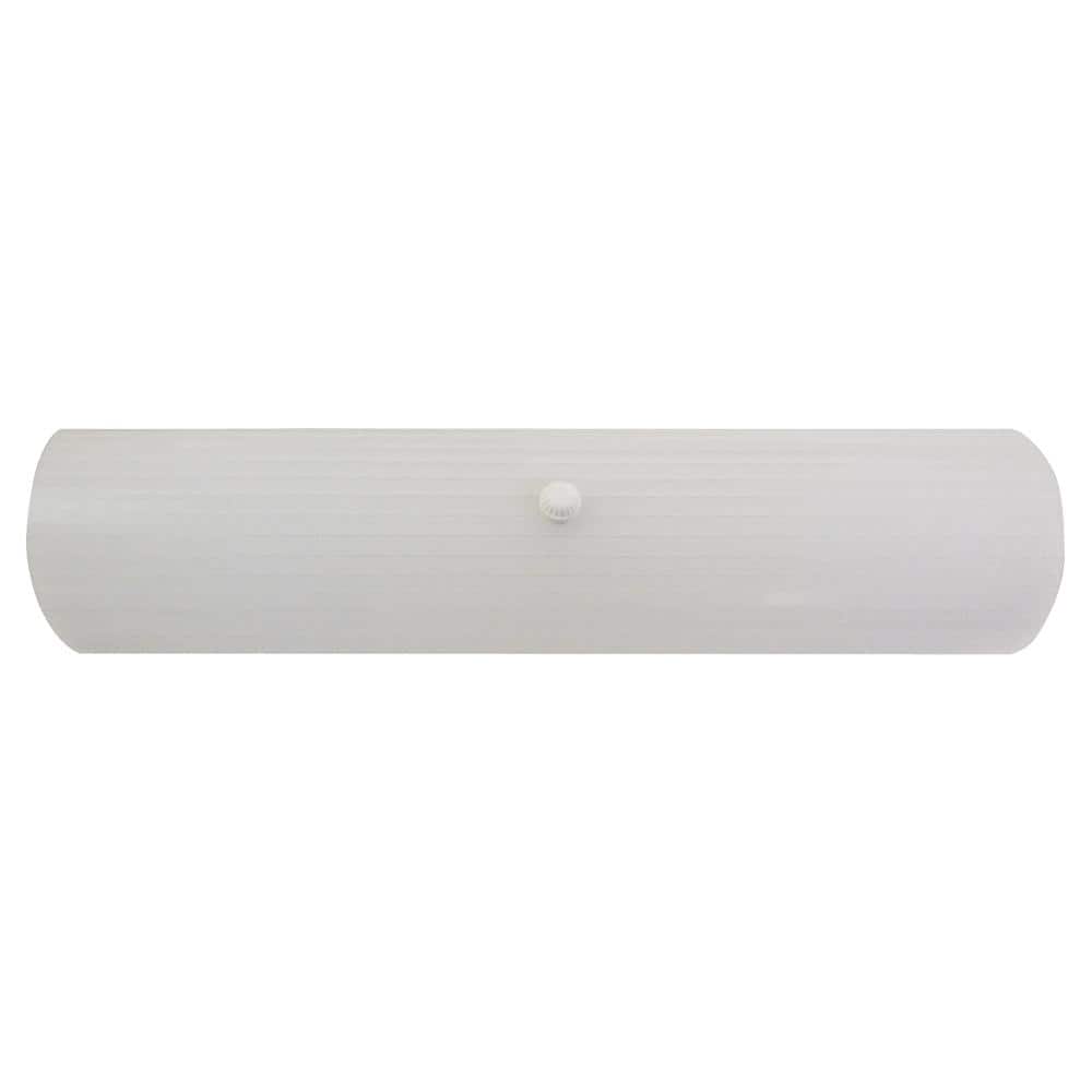 White Acrylic 18" Direct Wired Wall Sconce
