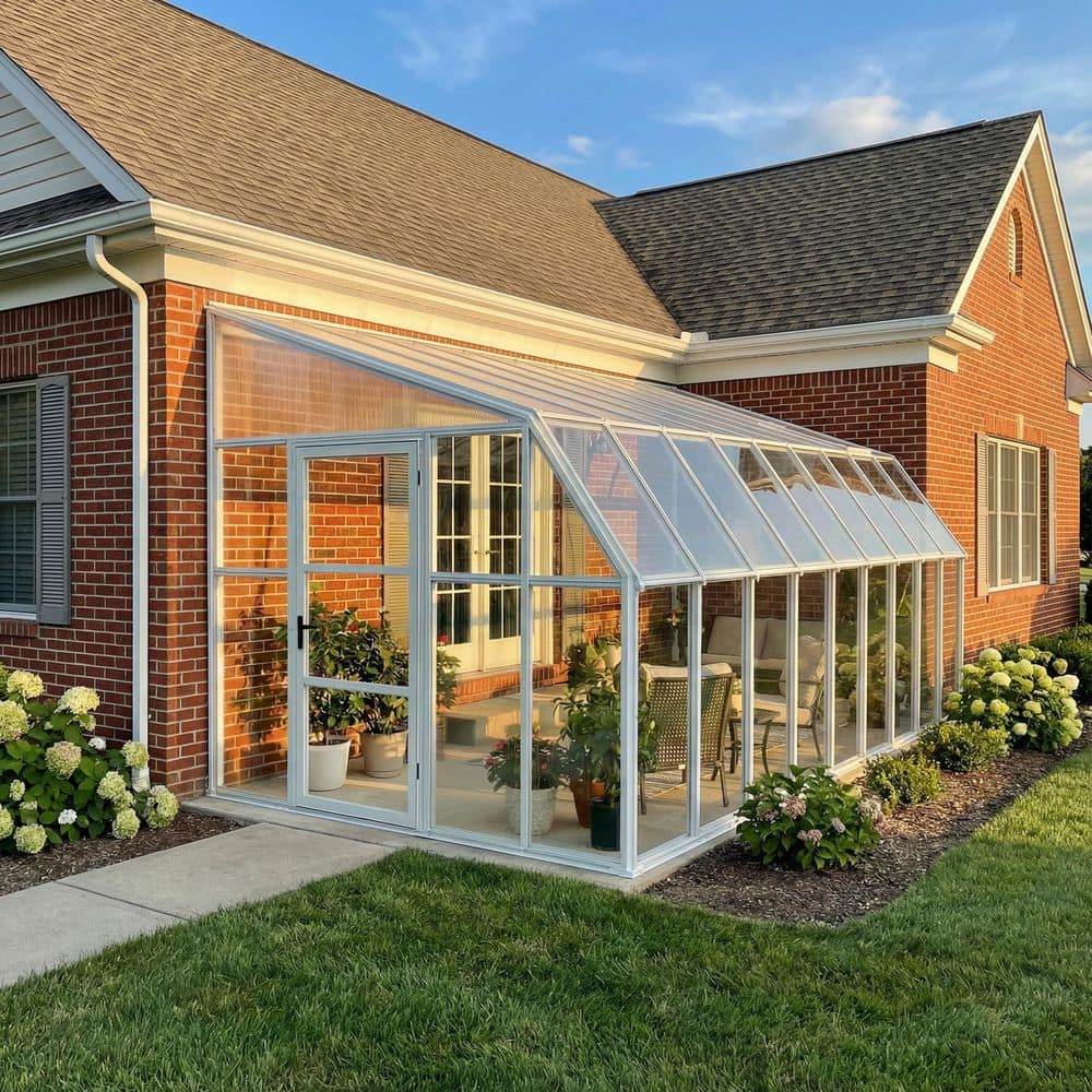 CANOPIA by PALRAM Sun Room 8 ft. x 18 ft. White/Clear Patio
