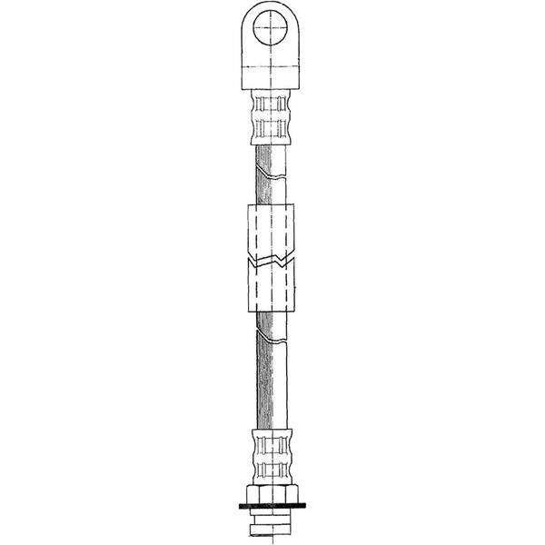 Centric Parts Brake Hydraulic Hose