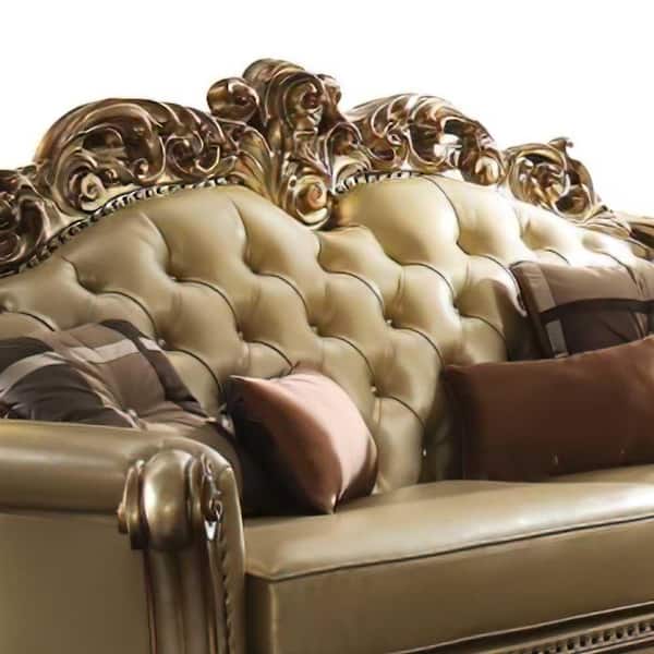 https://images.thdstatic.com/productImages/005df3d4-7763-44da-9a2d-78d0983f65b7/svn/bone-pu-gold-patina-acme-furniture-loveseats-53161-4f_600.jpg