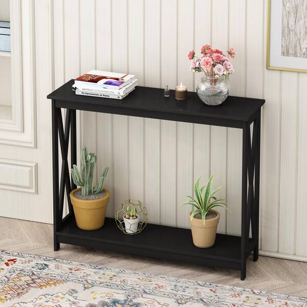 slim space saving console table