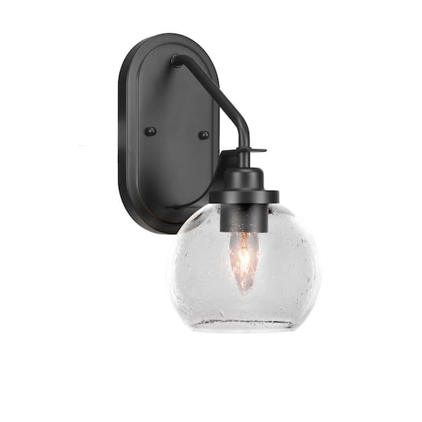Unbranded Monroe 1-Light Matte Black Wall Sconce