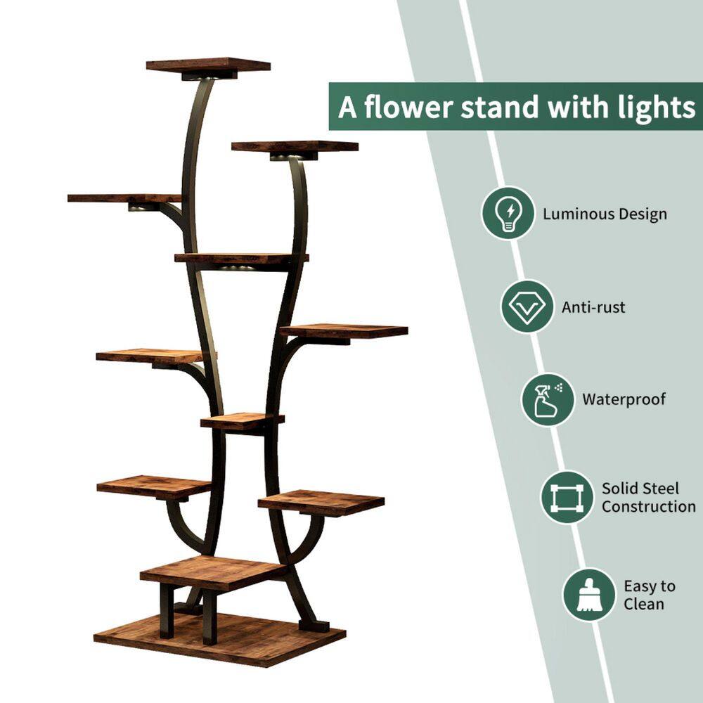 Black-A Vase Shape Decorative Stand, Indoor Plant Shelf, Metal Plant Flower Holder Stand, Plant Rack for Home price history on PriceWatchPro