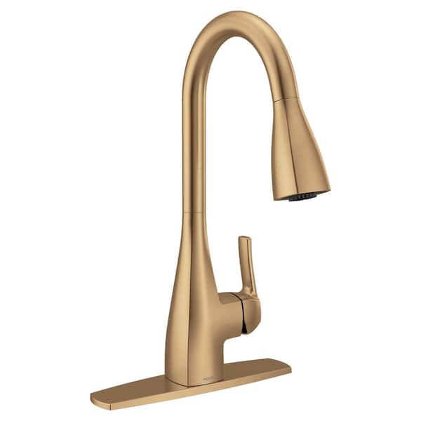 MOEN Kiran Bronzed Gold 17 in. H Pull Down Sprayer Kitchen