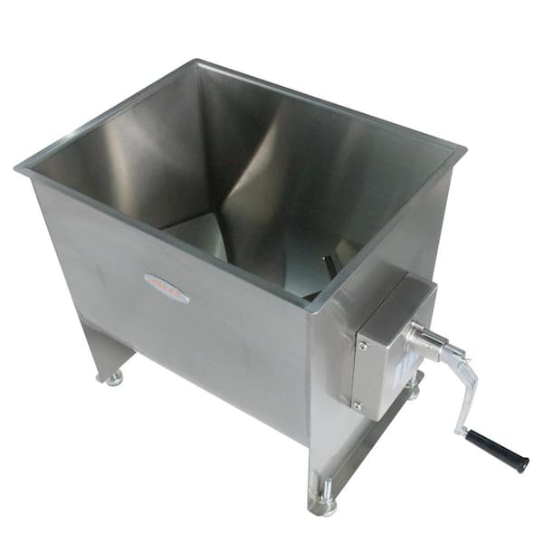 Hakka 60L S/S Meat Mixer, Single Shaft, Rotary Tank, Handy Use and Electric Use (with TC22 Body)