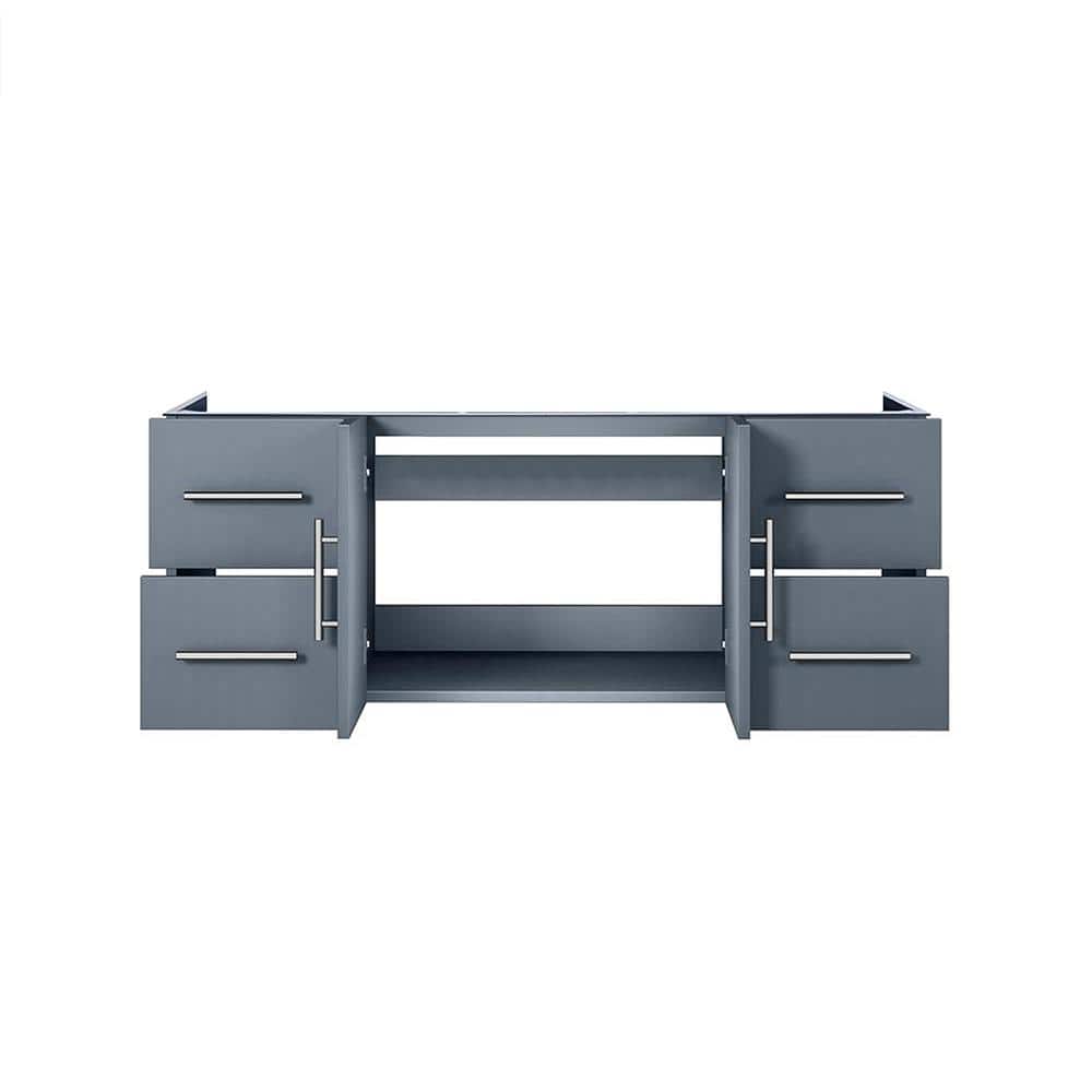 Geneva 48" Dark Gray Wall-Mount Vanity Cabinet