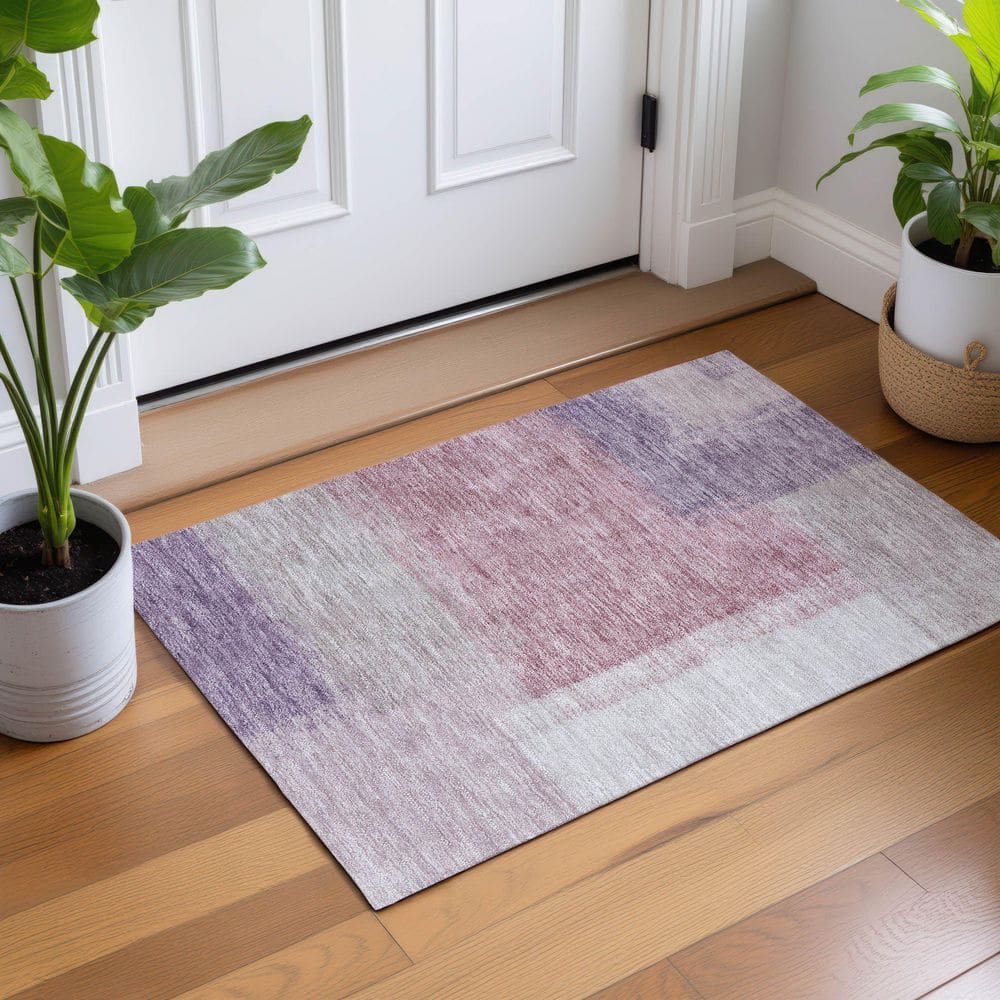 Chantille Machine Washable Indoor/Outdoor Abstract ACN2341 Blush 2 ft. x 3 ft. Accent Rug price history on PriceWatchPro