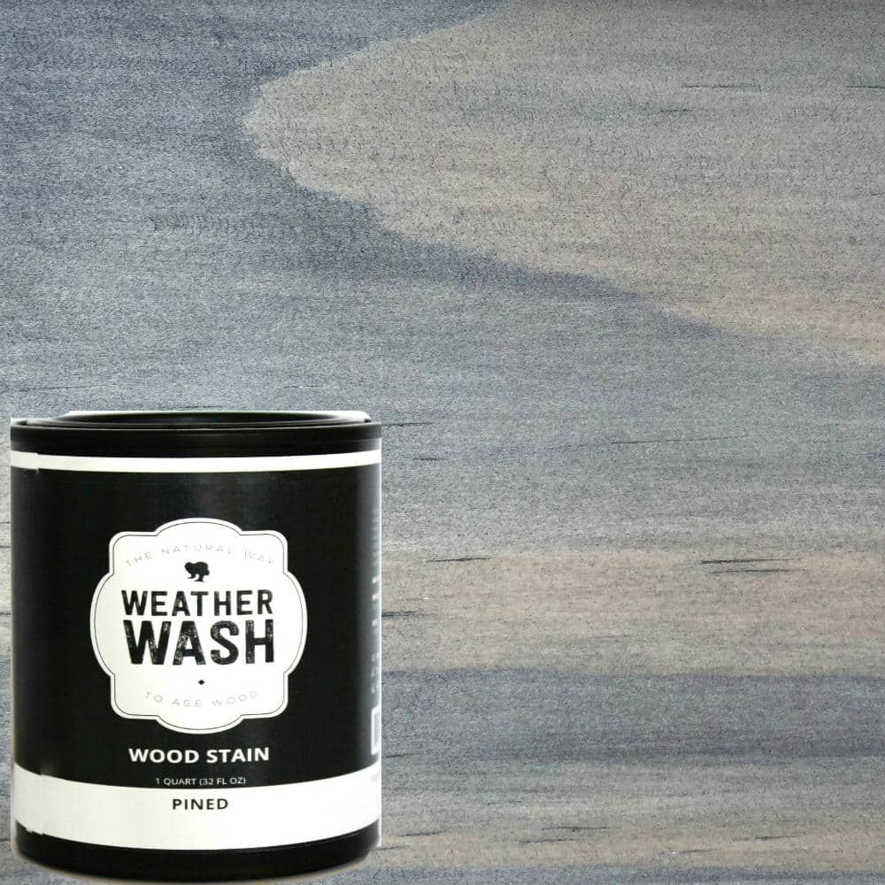 1 qt. Pined Interior Weatherwash Water-Based Aging Wood Stain