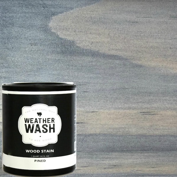 Unbranded 1 qt. Pined Interior Weatherwash Water-Based Aging Wood Stain