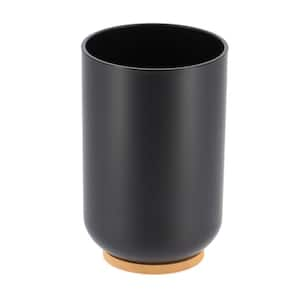 Padang Freestanding Bathroom Tumbler Cup / Toothbrush Holder Black Bamboo