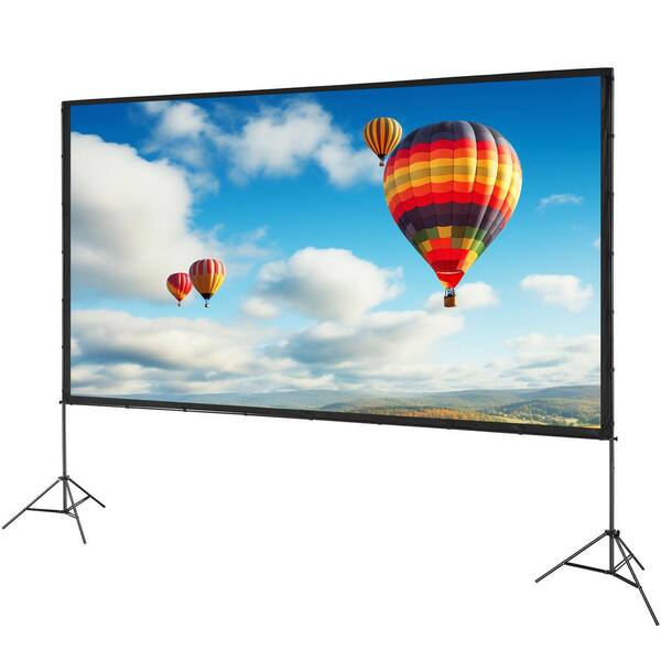 VEVOR Projector Screen 150 in. with Stand Outdoor Movie Screen with ...