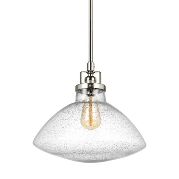 Generation Lighting Belton 1-Light Brushed Nickel Hanging Pendant