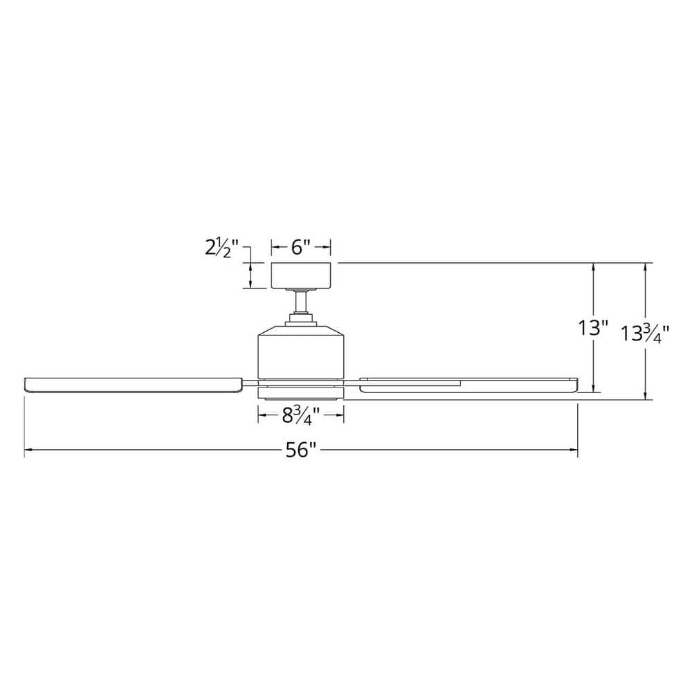 Cervantes 56" Dark Walnut Smart Ceiling Fan with LED Light