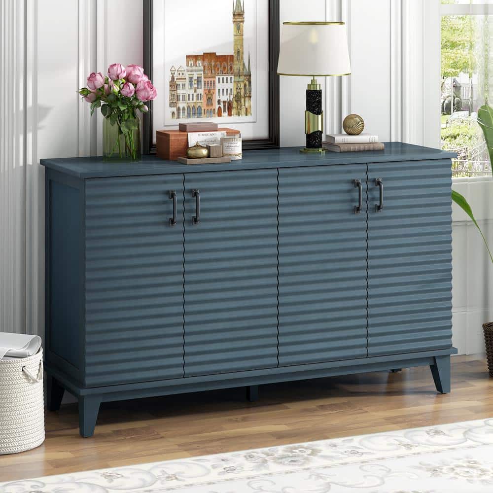 60 in. W x 18 in. D x 36 in. H MDF Floor Ready to Assemble Kitchen Cabinet 