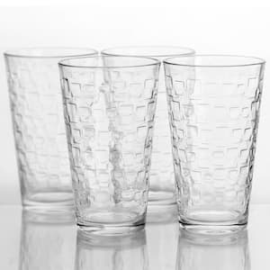 Great Foundations 16 oz. Glass Tumblers (4-Pack)