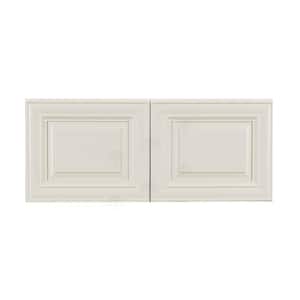 Princeton Assembled 33 in. x 12 in. x 12 in. 2-Door Wall Cabinet no Shelf in Off-White