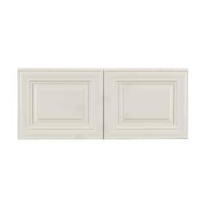 Princeton Assembled 33 in. x 15 in. x 12 in. 2-Door Wall Cabinet no Shelf in Off-White