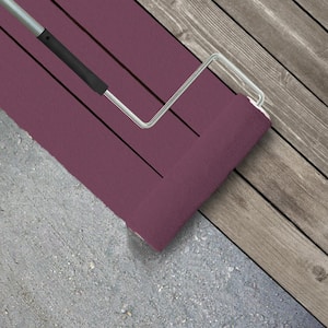 1 gal. #M120-7 Raspberry Crush Textured Low-Lustre Enamel Interior/Exterior Porch and Patio Anti-Slip Floor Paint