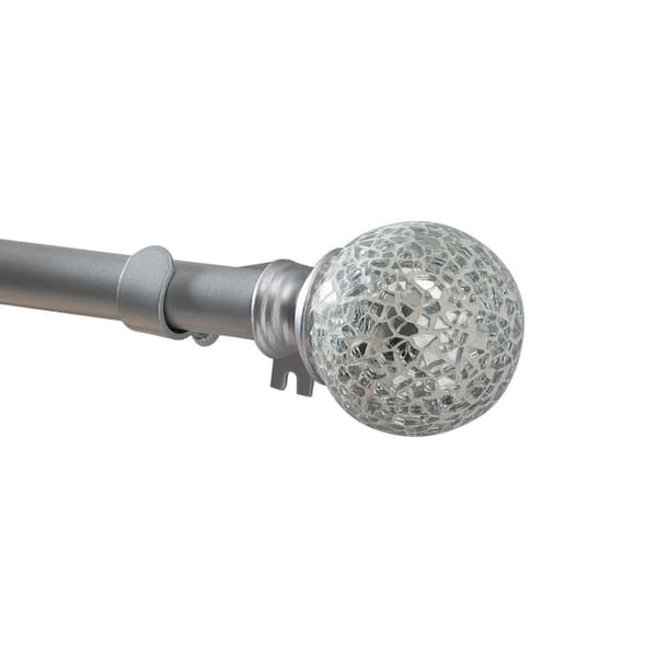 Home Details Palermo 48 in. to 86 in. Adjustable Single Curtain Rod