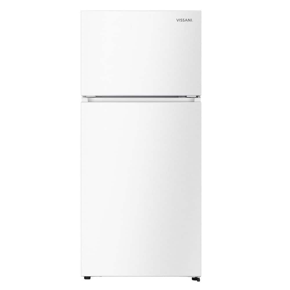 Vissani 18 cu. ft. Top Freezer Refrigerator in White with ENERGY