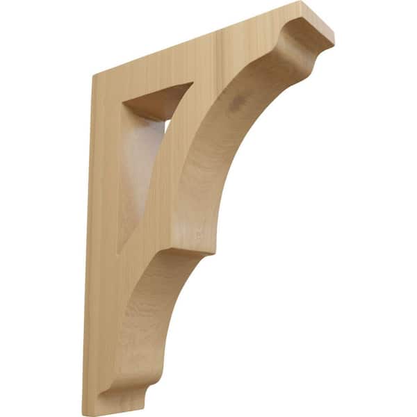 Ekena Millwork 1-3/4 in. x 9 in. x 6-1/2 in. Cherry Small Avila Bracket