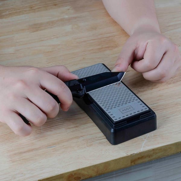 Block Knife Sharpeners - How to use a knife sharpener - America Made video.  
