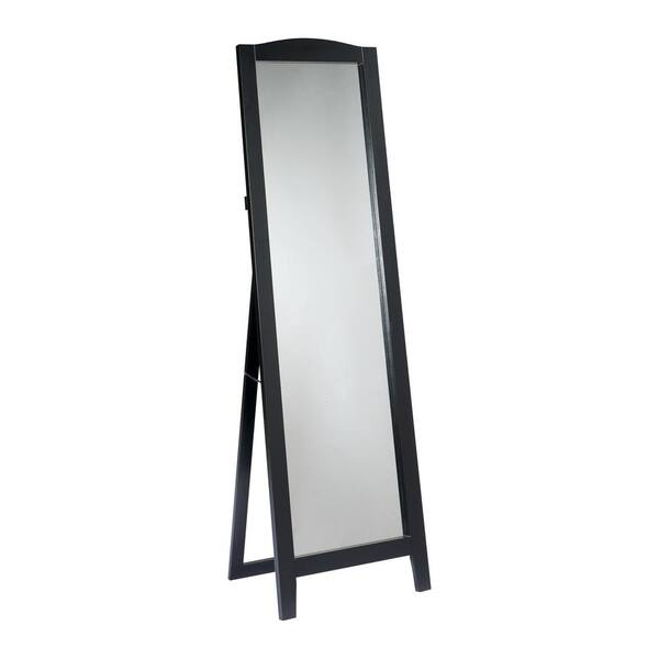Kings Brand Furniture Oversized Black Composite Classic Cottage Industrial Rustic Mirror (64 in. H X 19 in. W)