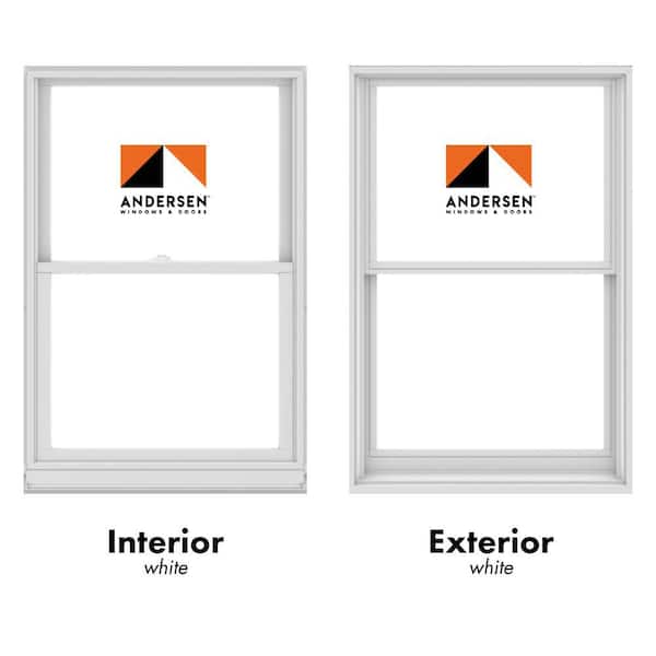 Andersen 400 Series 37-5/8 in. x 56-7/8 in. Clad Wood Double-Hung