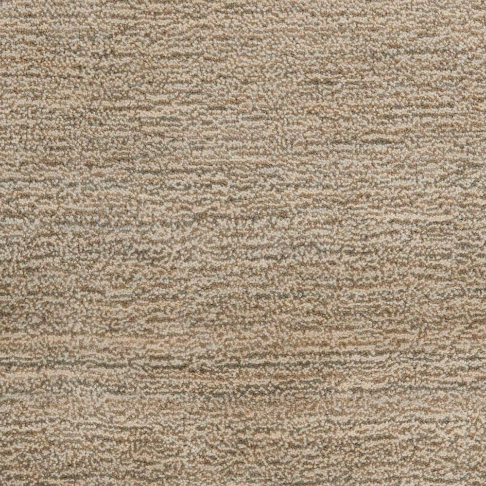 Handmade Grey Wool Solid Area Rug, 4' x 6'