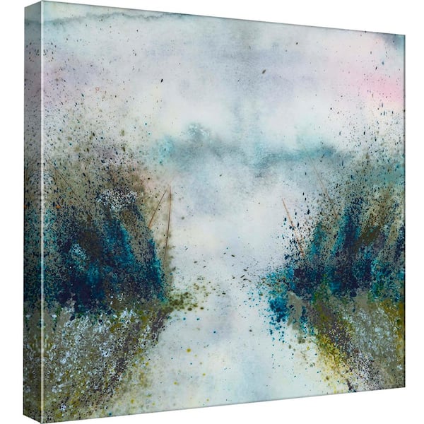 PTM Images 15 in. x 15 in. ''Paddling Through'' Printed Canvas Wall Art