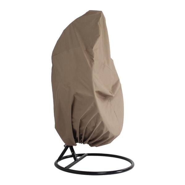 Leisuremod Single Brown Hanging Egg Swing Chair Cover ESC38C The