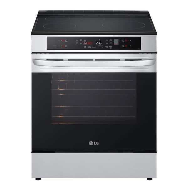 6.3 cu. ft. Smart 4 Element Induction Slide-In Range with Convection, Air Fry and EasyClean, PrintProof Stainless Steel