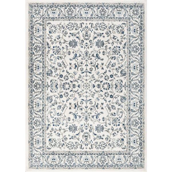 Madison Floral Cream 2 ft. x 10 ft. Indoor Runner Rug