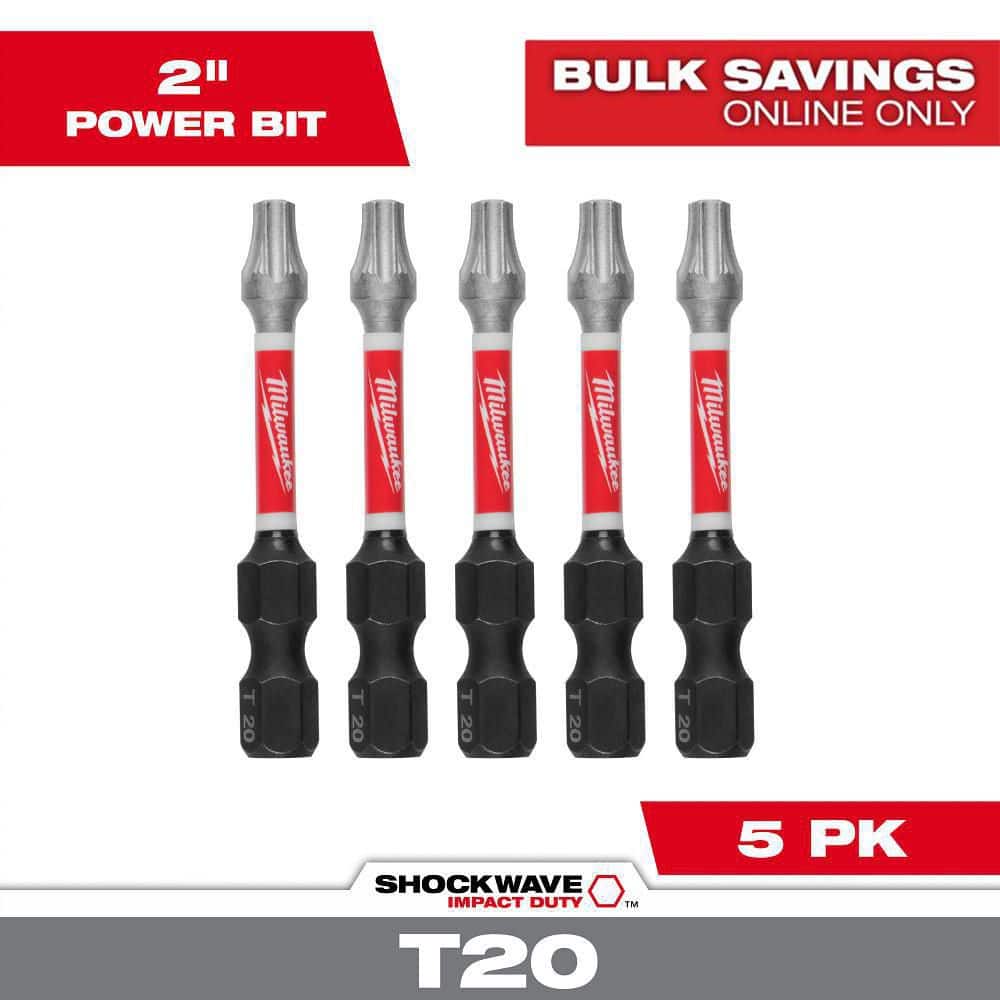 Milwaukee SHOCKWAVE Impact Duty 2 in. T20 Torx Alloy Steel