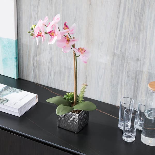 Unbranded Artificial Imitative Synthetic Pink Orchid