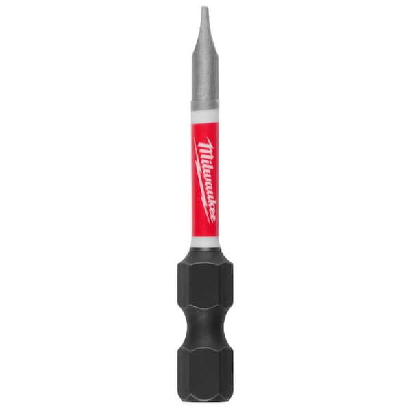 Milwaukee SHOCKWAVE Impact Duty 2 in. x 1/8 in. SL#6 Slotted Alloy