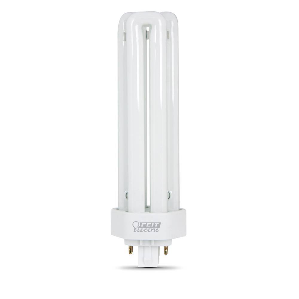 42-Watt PL CFLNI Triple Tube 4-Pin Plug-in GX24Q-4 Base Compact Fluorescent CFL Light Bulb, Neutral White 3500K(50-Pack) price history on PriceWatchPro