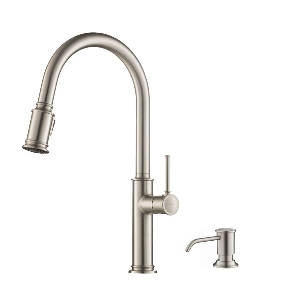 Stainless Steel Single Handle Pull Down Kitchen Faucet