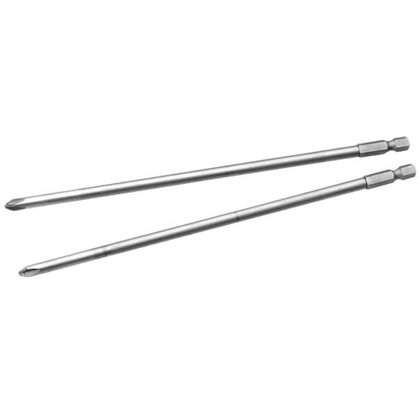 DuraSpin 1/4 in. Carbide Steel Phillips Bit (2-Pieces)