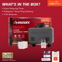 Husky Smart Watering Timer for Irrigation and Sprinklers Powered by Hub Space
