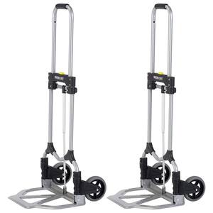 160 lbs. Capacity Personal MCI Folding Alloy Steel Hand Truck (2-Pack)