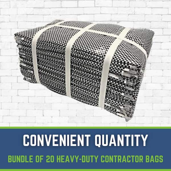 HEAVY DUTY CONTRACTOR BAGS 42GAL 20CT (ITEM NUMBER: 11251) – HOME PLUS  TRADING INC