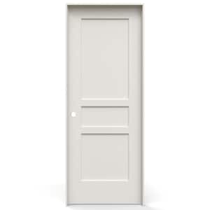 JELD-WEN 32 in. x 80 in. 3 Panel Flat Right-Handed Solid Core
